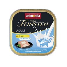 Animonda Vom Feinsten Milkies Adult Chicken + Milk centre/ Консервы Анимонда для взрослых кошек с Курицей и молочной начинкой (цена за упаковку)