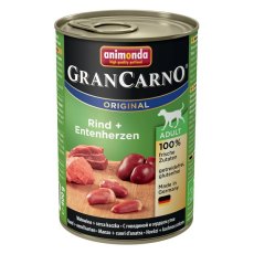 Animonda GranCarno Original Adult / Консервы Анимонда для собак с Говядиной и сердцем Утки (цена за упаковку)