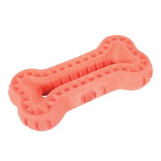 Zolux МУС / Игрушка Золюкс для собак Косточка Термопластичная резина Коралловая