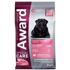 Award Special Care Weight Control / Сухой корм Авард для взрослых собак всех пород для Контроля веса с Индейкой