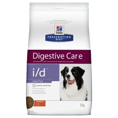 Hills Prescription Diet i\d Digestive Care Low Fat / Лечебный корм Хиллс для собак при расстройствах Пищеварения и ЖКТ Низкокалорийный