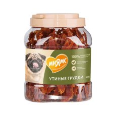 Мнямс Лакомство для собак Утиные грудки в банке