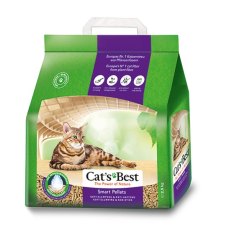 Cats Best Smart Pellets / Наполнитель для кошачьего туалета Кэтс Бест Смарт Пелетс Древесный комкующийся