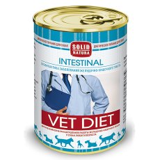 Solid Natura Vet Diet Intestinal / Ветеринарный влажный корм (консервы) Солид Натура для собак при нарушениях работы Желудочно-кишечного тракта (цена за упаковку)