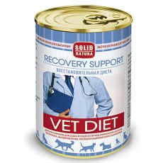 Solid Natura Vet Diet Recovery Support / Ветеринарный влажный корм (консервы) Солид Натура для собак и кошек в период Восстановления (цена за упаковку)