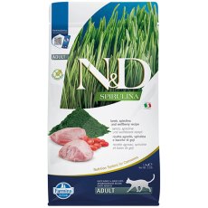 Farmina N&D Spirulina Lamb & Wolfberry Adult / Сухой корм Фармина для взрослых кошек Ягненок и ягоды годжи