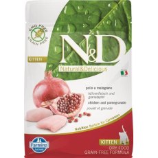Farmina Kitten N&D Prime Line Chicken & Pomegranate Grain free / Сухой Беззерновой корм Фармина для Котят Курица с Гранатом