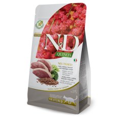 Farmina N&D Quinoa Line Neutered Adult Duck Broccoli Asparagus Grain free / Сухой Беззерновой корм Фармина для взрослых Стерилизованных кошек Утка с Киноа