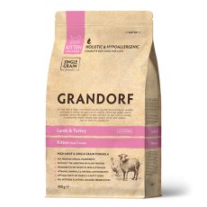 Grandorf Kitten Lamb & Rice / Сухой корм Грандорф Низкозерновой для Котят Ягненок Индейка