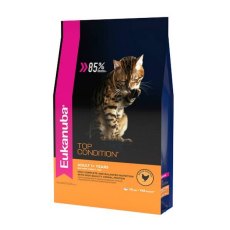 Eukanuba Top Condition Adult Chicken / Сухой корм Эукануба для взрослых кошек с домашней птицей