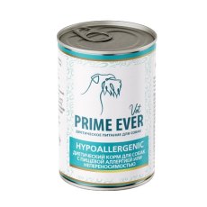 Prime Ever Vet Hypoallergenic / Влажный диетический корм Прайм Эвер для собак при Пищевой аллергии (цена за упаковку)