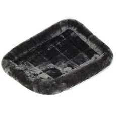 MidWest Quiet Time Pet Bed / Лежанка Мидвест Меховая Серая