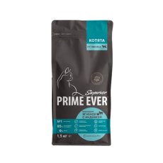 Prime Ever Superior Kitten / Полнорационный сухой корм Прайм Эвер для котят Нежнейший ягненок с индейкой
