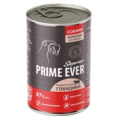 Prime Ever Superior / Влажный корм Прайм Эвер для собак Изумительная говядина (цена за упаковку)