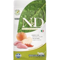 Farmina N&D Prime Line Adult Boar & Apple / Сухой Беззерновой корм Фармина для взрослых кошек Кабан с Яблоком