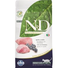 Farmina N&D Prime Line Adult Lamb & Blueberry / Сухой Беззерновой корм Фармина для взрослых кошек Ягненок с Черникой