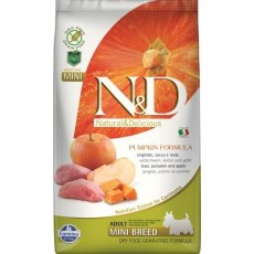 Farmina N&D Pumpkin Line Adult Mini Boar & Apple Grain free / Сухой Беззерновой корм Фармина для взрослых собак Мелких пород Кабан с Яблоком и Тыквой