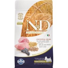 Farmina N&D Ancestral Grain Adult Mini Lamb Spelt Oats Blueberry / Сухой Низкозерновой корм Фармина для взрослых собак Мелких и Карликовых пород Ягненок с Черникой