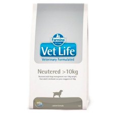 Farmina Vet Life Neutered 10+ / Лечебный корм Фармина для кастрированных или стерилизованных собак массой более 10 кг, профилактика МКБ
