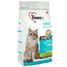 1st Choice Healthy Skin & Coat / Сухой корм Фёст Чойс для кошек Здоровая кожа и Шерсть Лосось