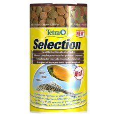 Tetra Selection / Корм Тетра для всех видов рыб "4 вида" хлопья/чипсы/гранулы