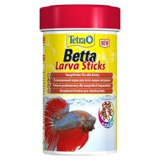 Tetra Betta LarvaSticks корм в форме мотыля для петушков и других лабиринтовых рыб 100 мл
