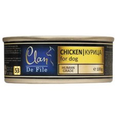 Clan De File / Консервы Клан для собак Курица (цена за упаковку)