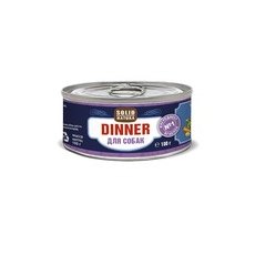 Solid Natura Dinner / Консервы Солид Натура Беззерновые для собак Ягненок (цена за упаковку)
