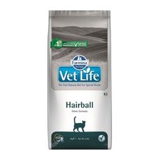 Farmina Vet Life Hairball / Лечебный корм Фармина для кошек снижает образование и способствует выведению шерстяных комочков в ЖКТ