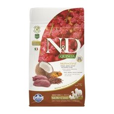 Farmina N&D Quinoa Line Skin & Coat Venison Grain free / Сухой Беззерновой корм Фармина для взрослых собак Здоровье Кожи и Шерсти Оленина с Киноа