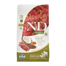 Farmina N&D Quinoa Line Skin & Coat Duck Grain free / Сухой Беззерновой корм Фармина для взрослых собак Здоровье Кожи и Шерсти Утка с Киноа