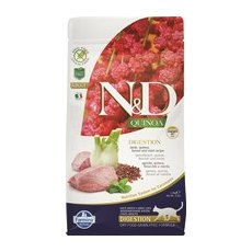 Farmina N&D Quinoa Line Digestion Adult Quinoa Lamb Grain free / Сухой Беззерновой корм Фармина для взрослых кошек с Чувствительным пищеварением Ягненок с Киноа