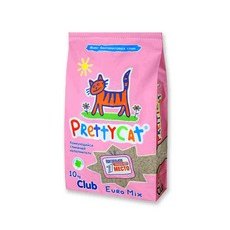 PrettyCat Euro Mix / Наполнитель для кошачьего туалета ПриттиКэт Евро Микс Бентонитовый Комкующийся