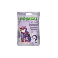 Homecat / Силикагелевый наполнитель Хоумкэт для кошачьего туалета аромат Лаванда