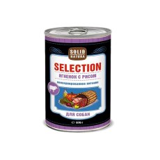 Solid Natura Selection / Консервы Солид Натура для собак Ягненок с рисом (цена за упаковку)