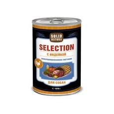 Solid Natura Selection / Консервы Солид Натура для собак Индейка (цена за упаковку)