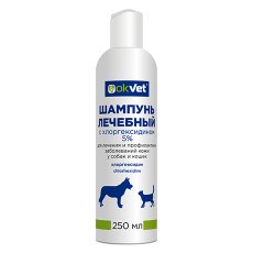 Okvet / Шампунь Оквет для собак и кошек Лечебный с хлоргексидином