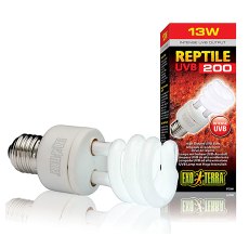 Hagen Reptile UVB200 Compact / Лампа Хаген для пустынных и высоких террариумов