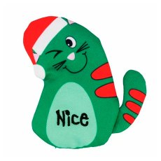 Kong Holiday / Игрушка Конг для кошек Коты с тубом кошачьей мяты в ассортименте