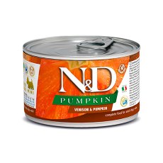 Farmina N&D Venison & Pumpkin / Консервы Фармина для собак Оленина с Тыквой (цена за упаковку)