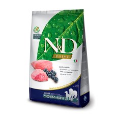 Farmina N&D Prime Line Adult Medium Maxi Lamb & Blueberry Grain free / Сухой Беззерновой корм Фармина для взрослых собак Средних и Крупных пород Ягненок с Черникой