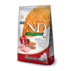 Farmina N&D Ancestral Grain Puppy Medium Maxi Chicken Spelt Oats Pomegranate / Сухой Низкозерновой корм Фармина для Щенков Средних и Крупных пород Курица с Гранатом