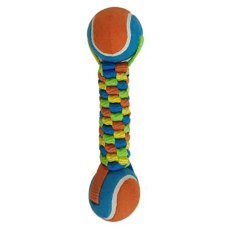 Petpark / Игрушка Петпарк для собак Плетенка с двумя теннисными мячами