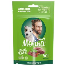 Molina / Мясное лакомство Молина для Щенков и собак всех пород Утиная грудка