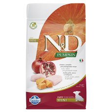 Farmina N&D Pumpkin Line Puppy Mini Chicken & Pomegranate Grain free / Сухой Беззерновой корм Фармина для Щенков Мелких пород Курица с Гранатом и Тыквой
