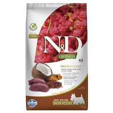 Farmina N&D Quinoa Line Skin & Coat Adult Mini Venison Grain free / Сухой Беззерновой корм Фармина для взрослых собак Мелких пород Здоровье Кожи и Шерсти Оленина с Киноа