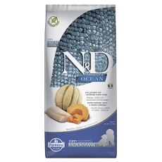 Farmina N&D Ocean Line Puppy Medium Maxi Cod Pumpkin&Cantaloupe Melon Grain free / Сухой Беззерновой корм Фармина для Щенков Средних и Крупных пород Треска Тыква и Мускусная дыня