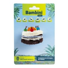 Bambini Pets / Игрушка Бамбини Петс для Грызунов Тортик из люфы