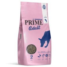 Prime Adult All Breeds Sensitive Stomach Salmon / Сухой Низкозерновой корм Прайм для взрослых собак всех пород с Чувствительным пищеварением Лосось