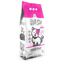 Soft Cat Unscented / Комкующийся наполнитель Софт Кэт для кошачьего туалета Без запаха